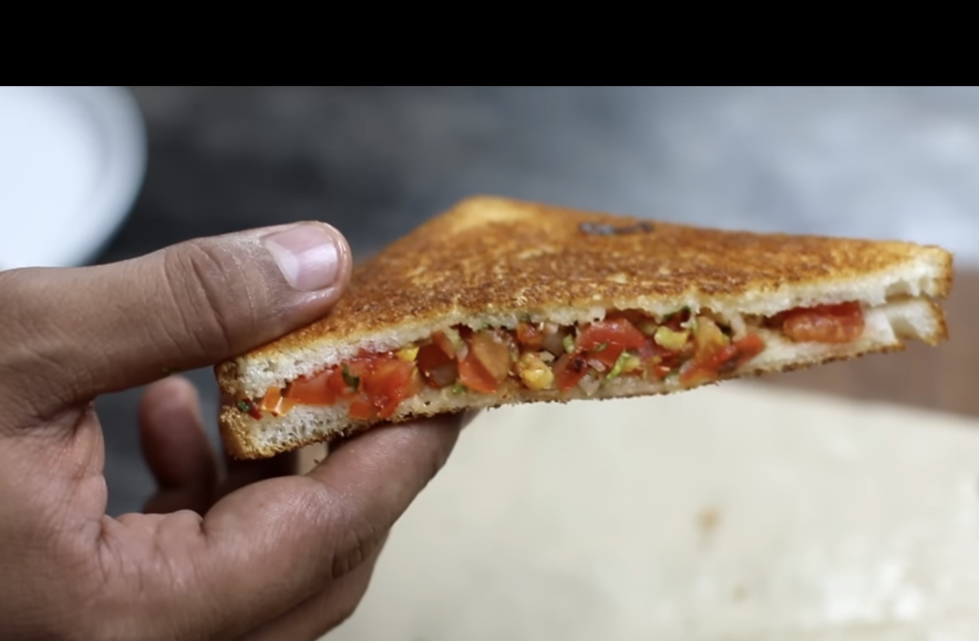 टेस्टी प्याज टमाटर सैंडविच रेसिपी | Onion Tomato Sandwich Receipe